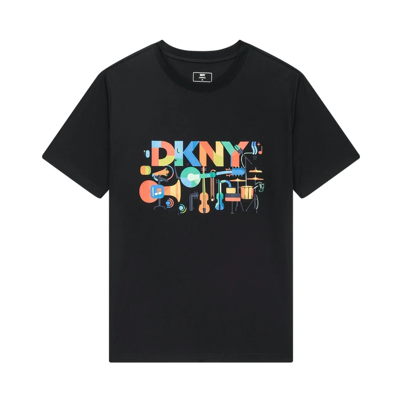 DKNY/唐可娜儿DKNY畅享音乐印花T恤