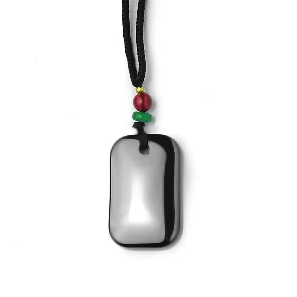 磁铁磁石吊坠 【天意珠宝阁】太赫兹方牌吊坠项链无事牌融冰挂件