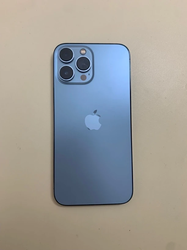9新 Apple/苹果 苹果13promax 蓝色 256G国行双卡成色完美