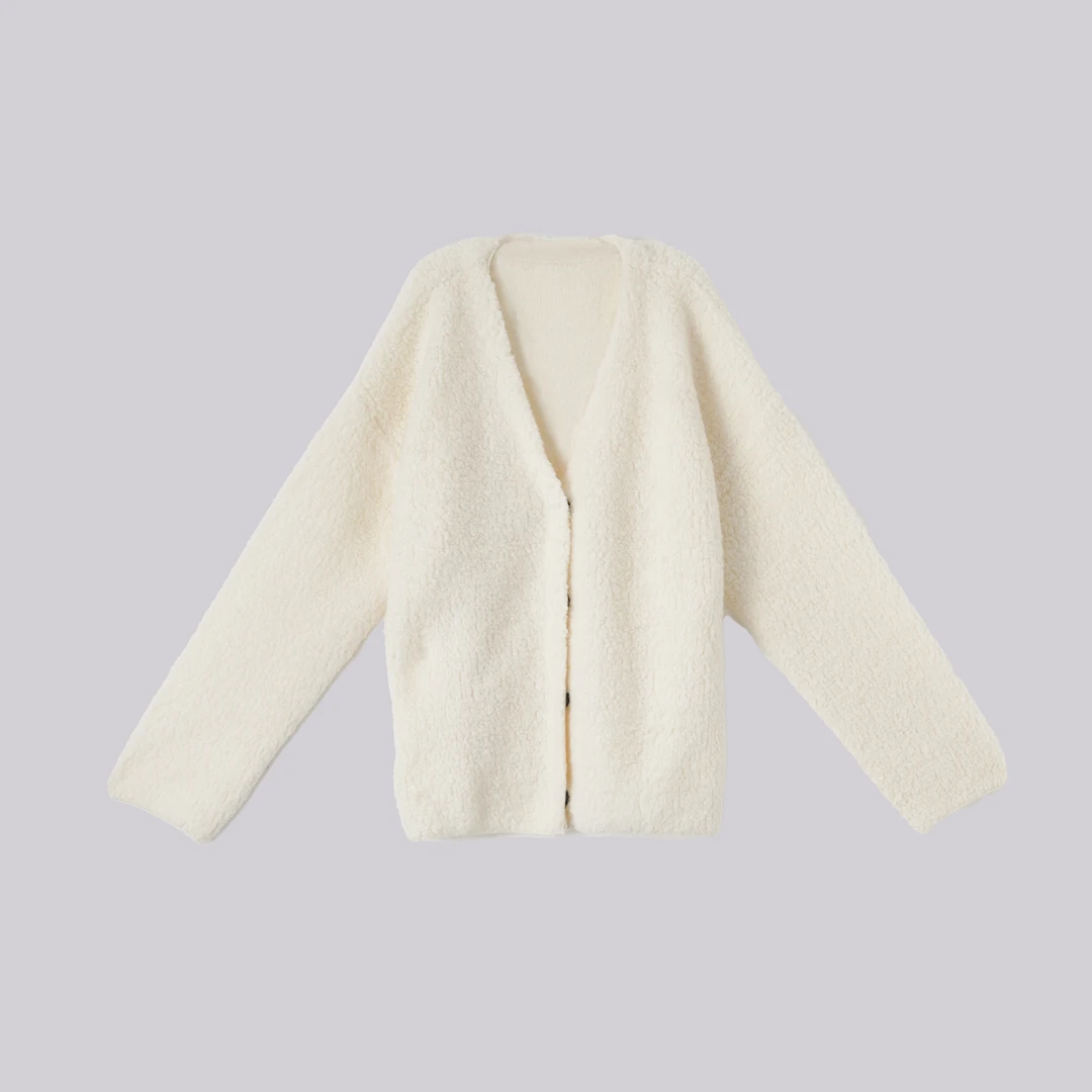 WKK   V领磁吸扣外套