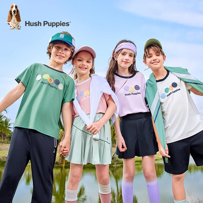 【凉感防晒】暇步士童装夏款儿童轻薄透气速干亲肤舒适短袖T恤