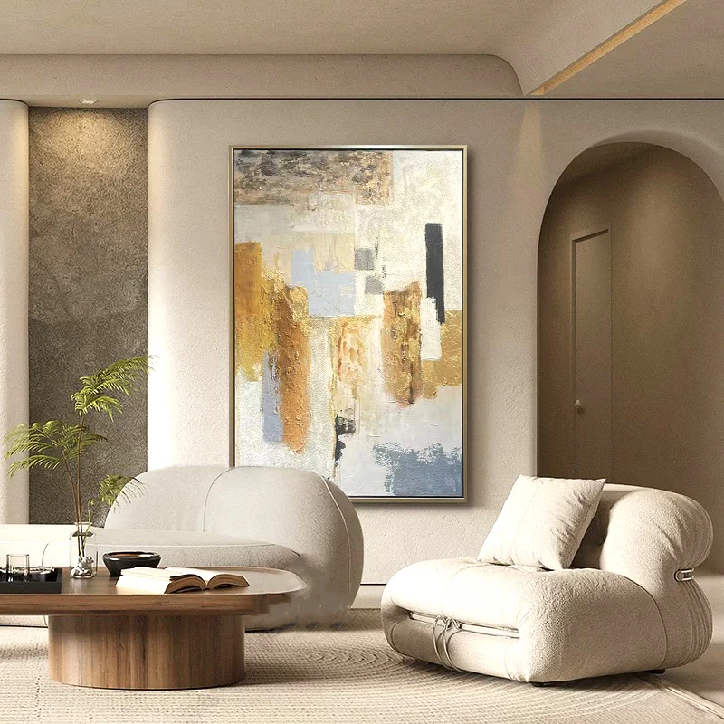 遇听纯手绘松弛感油画【不包安装】