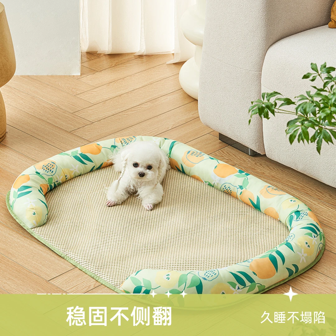 四季通用狗窝夏天泰迪猫咪窝狗床狗狗凉席宠物垫子睡垫降温专用用