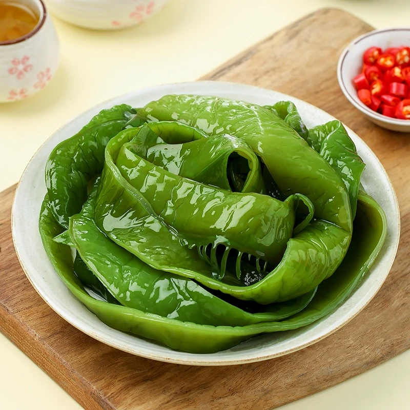 【渔乐小哥】大连当季盐渍裙带菜梗 5斤装 新鲜爽脆头茬嫩梗