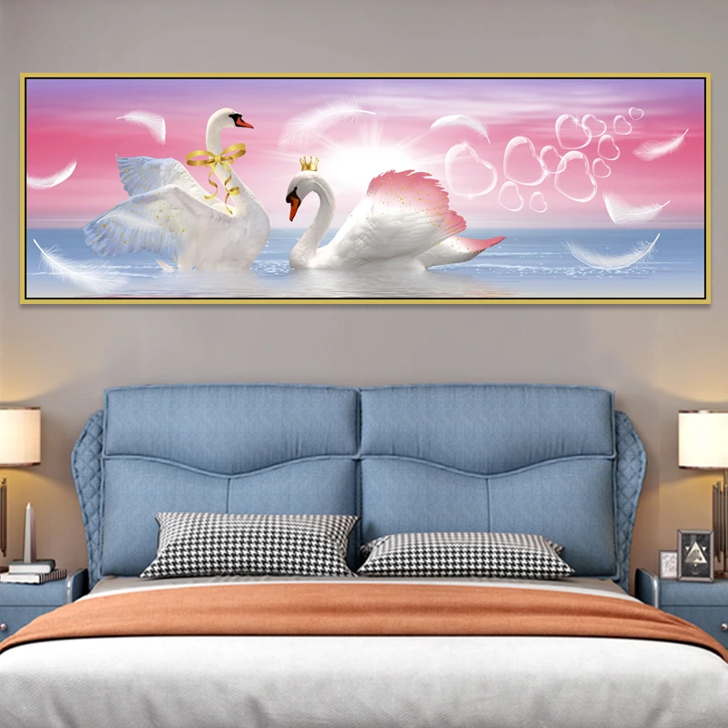 卧室床头装饰画墙贴壁画自粘画仿3D客厅沙发背景墙现代装饰画挂画
