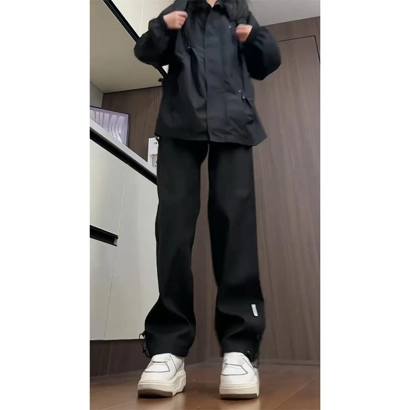 防水三合一冲锋裤男高个子加长款加绒工装裤子防寒户外机能滑雪裤