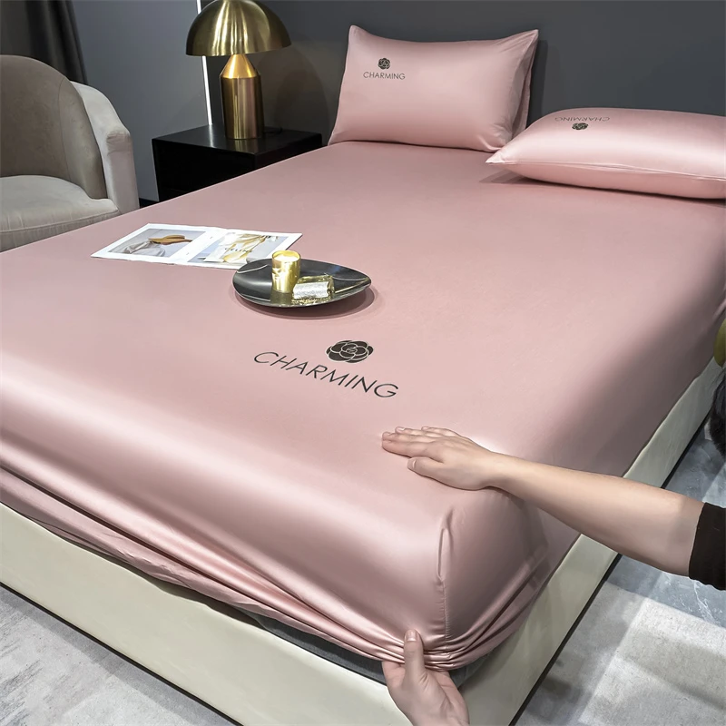 夏天床笠A类冰丝床罩梦思床垫保护套全包床单四季通用床签1.5m0.9