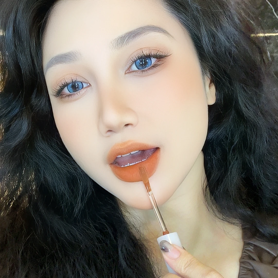 美拉德风秋冬新款柔雾粉霜雾面持久显白不拔干哑光唇泥04山野秋日