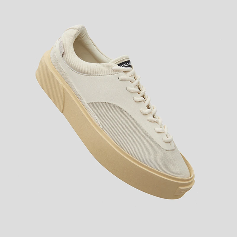 EQLZ义阔FAULT错版低帮美式国潮板鞋夏季情侣帆布鞋无中生有