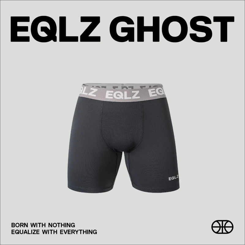 EQLZ官方 GHOST紧身裤运动短裤篮球夏季健身弹力速干男士无中生有