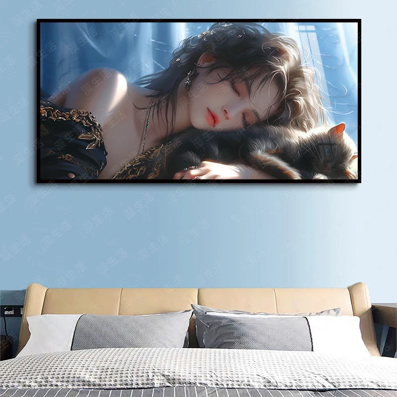 鬼刀风铃公主高清铝合金装饰画客厅卧室玄关动漫挂画