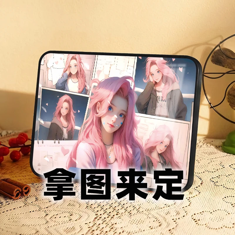 装饰画定制17*25摆台PVC包边高清定制拿图来定