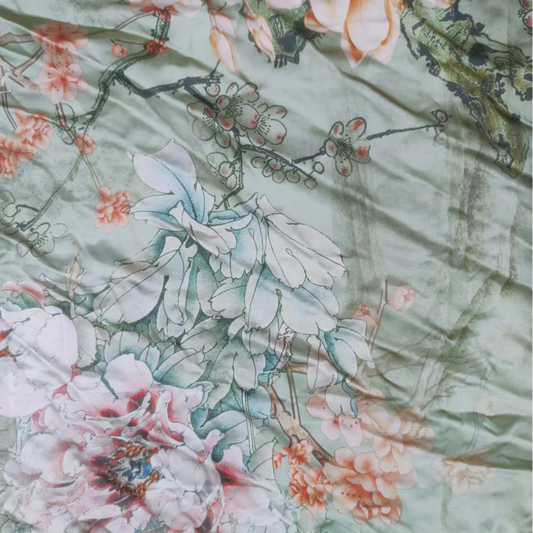 香云纱桑蚕丝面料刀口清仓处理