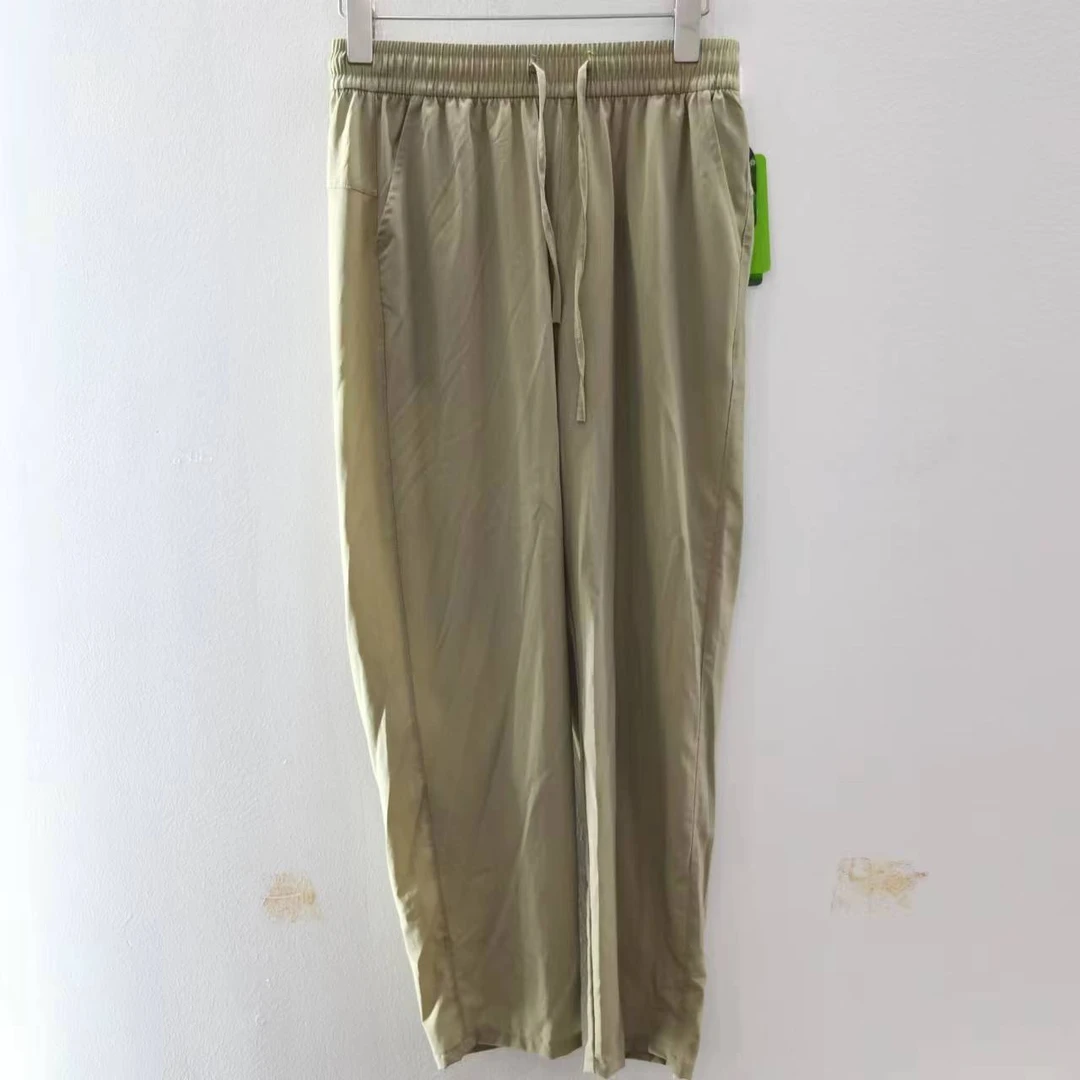 HXSM「冰茶本草裤」夏款百搭速干清凉休闲裤24009