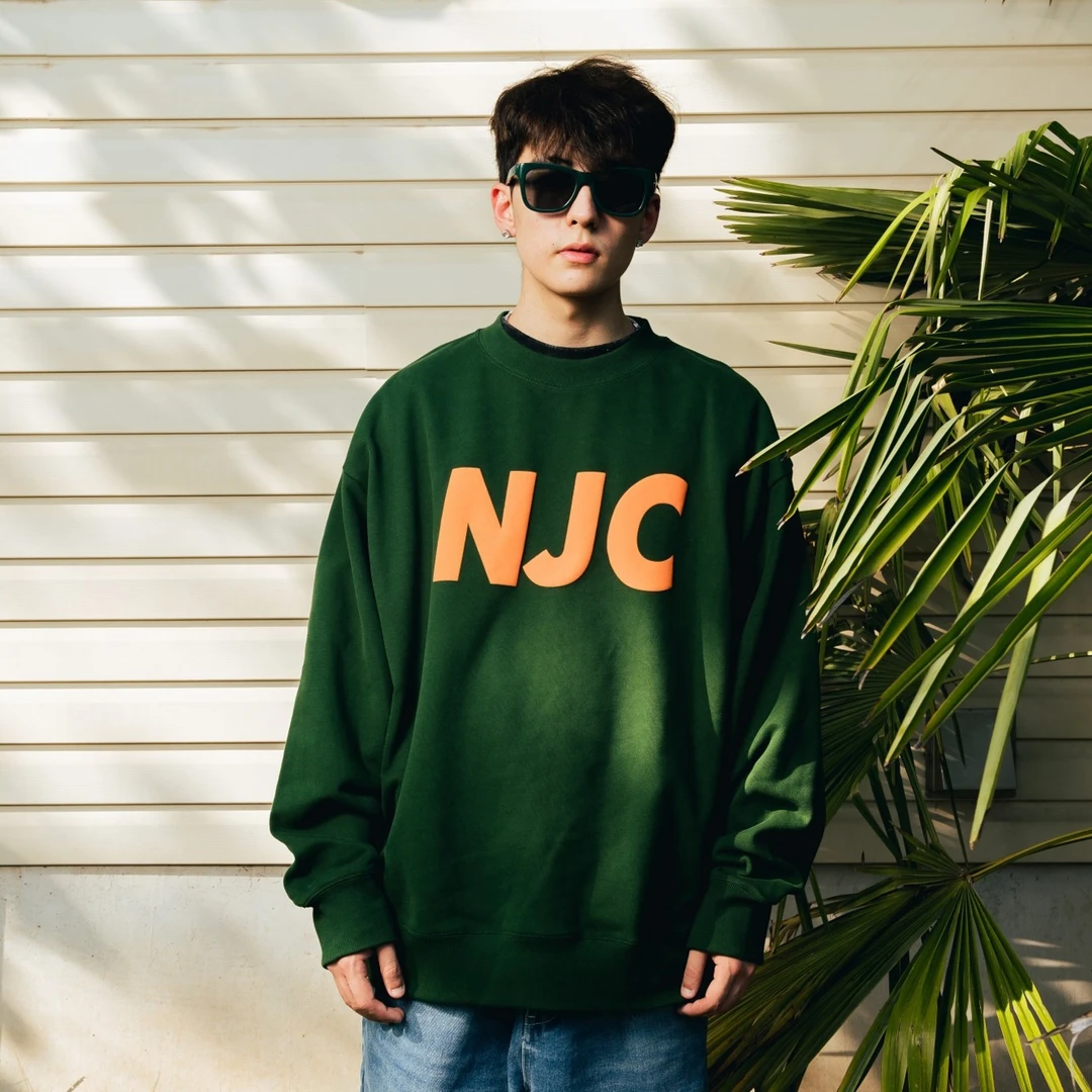 【今日好价】DOGTOWN 22FW NJC胸口宽松logo圆领套头卫衣男女同款