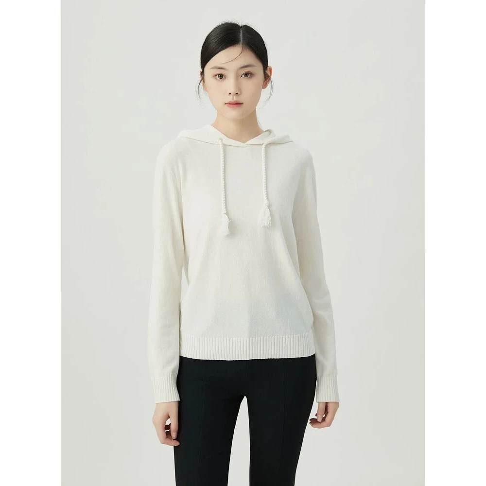 哥弟 秋冬简约休闲连帽卫衣针织帽衫（3色）1399643