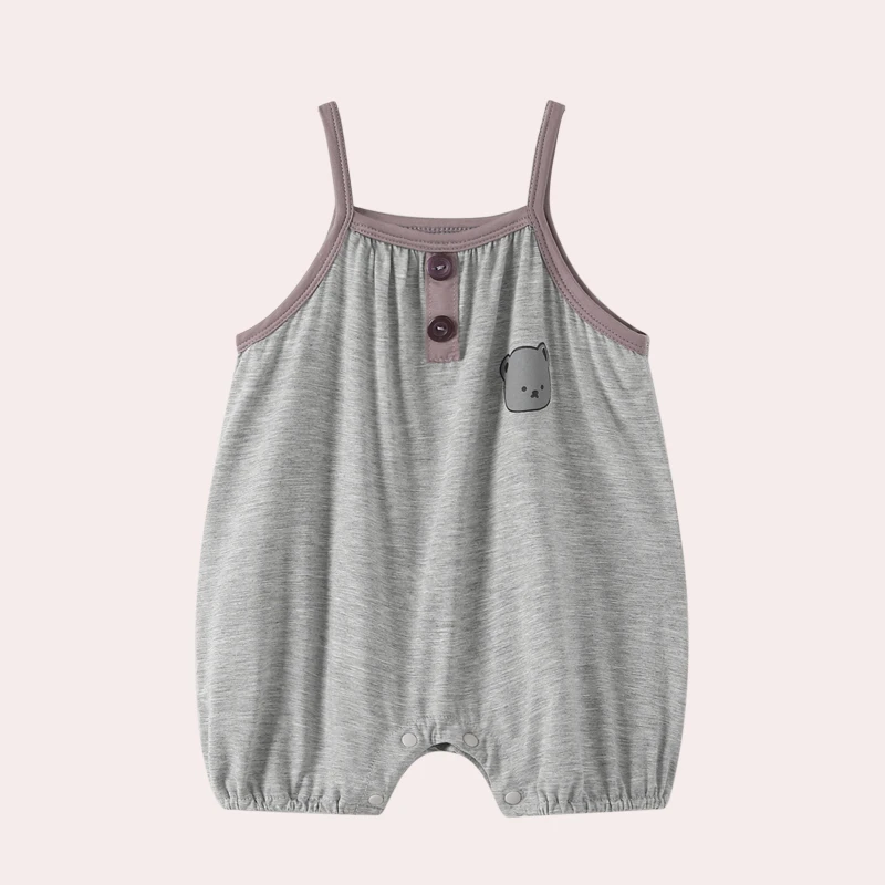 婴儿吊带无骨宝宝夏季薄款背心琵琶服新生儿幼儿外出衣服洋气0369