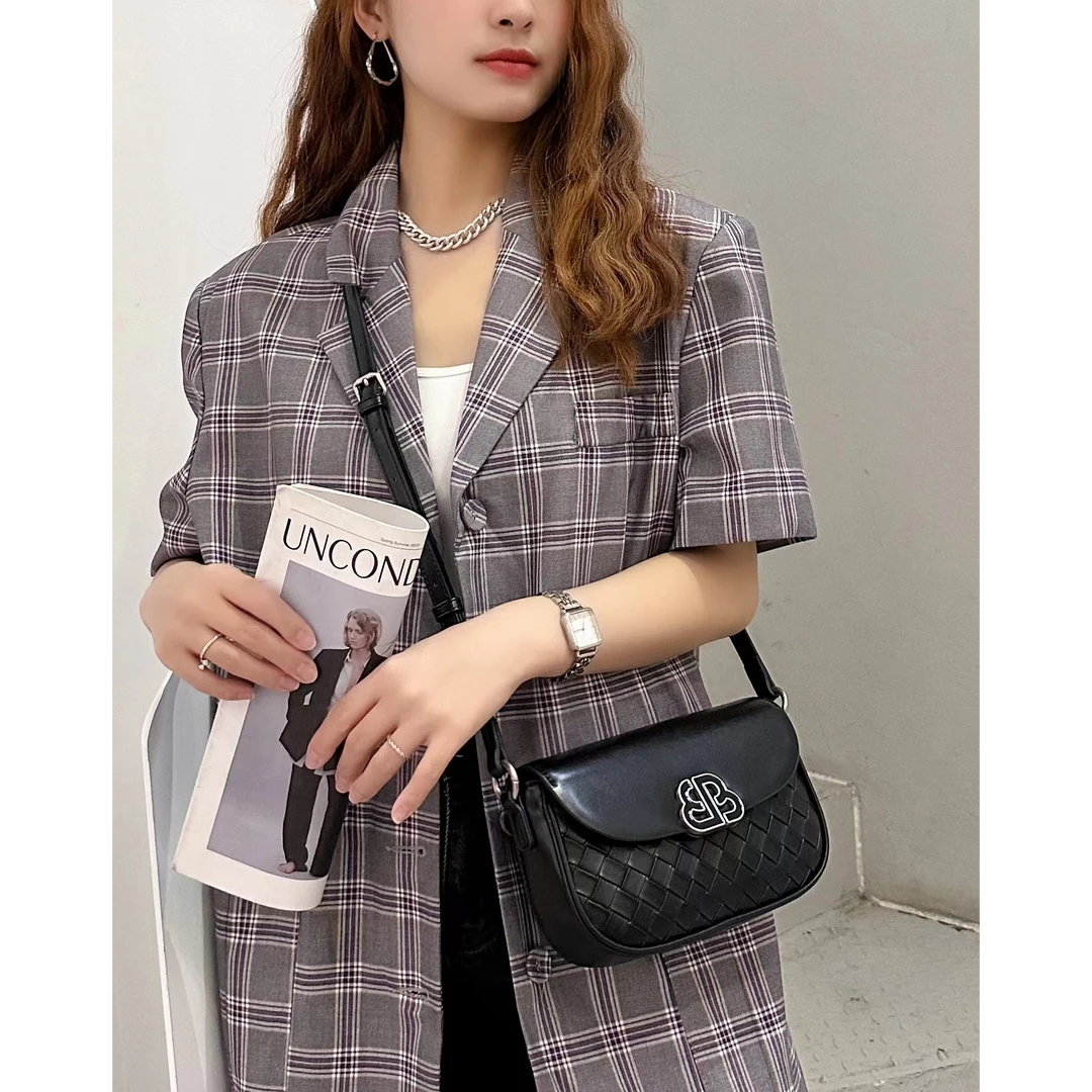 【母亲节礼物】QYX-62650-黑色RAIN.CUN轻奢小众时尚女士包