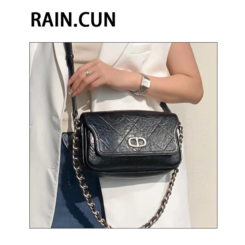 【母亲节礼物】QYX-9519-黑色轻奢设计感时尚百搭ins女士包包