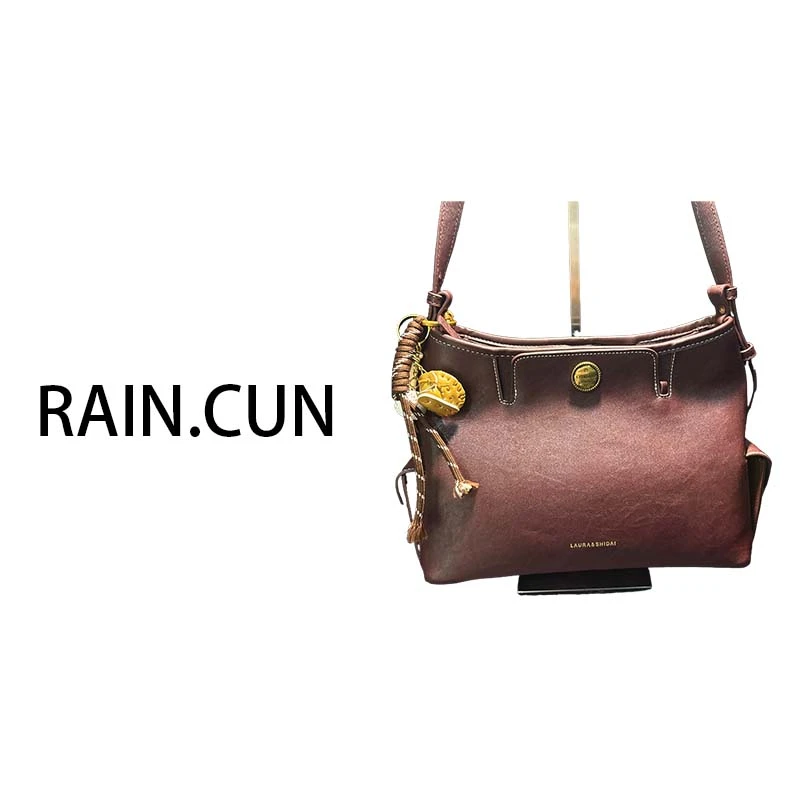 【母亲节礼物】SD-3971-红色RAIN.CUN轻奢小众时尚女士包