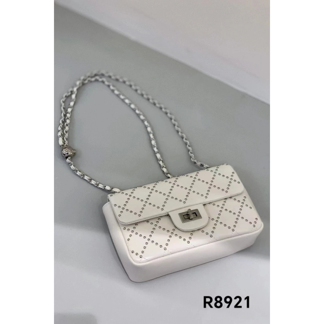 【母亲节礼物】XY-8921-白色RAIN.CUN轻奢小众时尚女士包