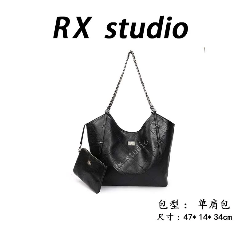 【母亲节礼物】BF-66219-黑色RAIN.CUN轻奢小众时尚女士包