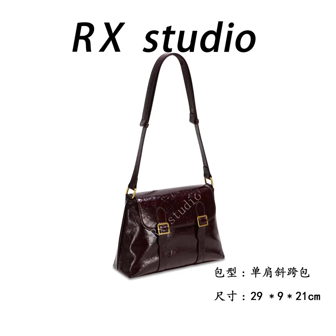 【母亲节礼物】GQ-1805-安可拉红RAIN.CUN轻奢小众时尚女士包