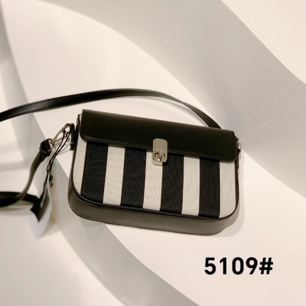 【母亲节礼物】XY-5109-黑白RAIN.CUN轻奢小众女士包