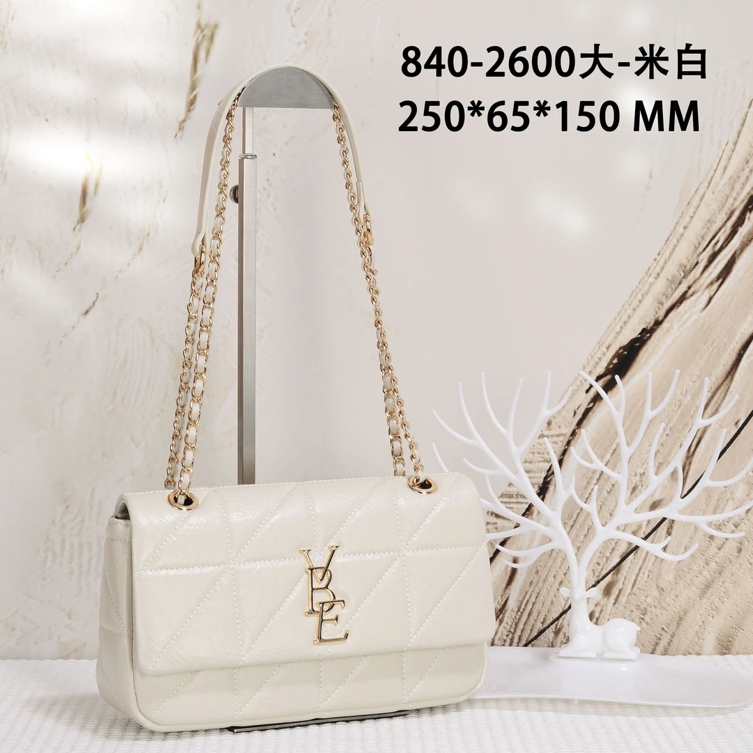 【瑞熙】GQ-2600大-米白RAIN.CUN轻奢小众时尚女士包