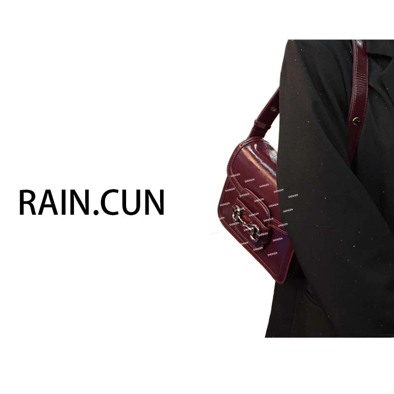 【一秒入夏】ZT-D7020-安格拉红RAIN.CUN轻奢小众时尚女士包22*5*16