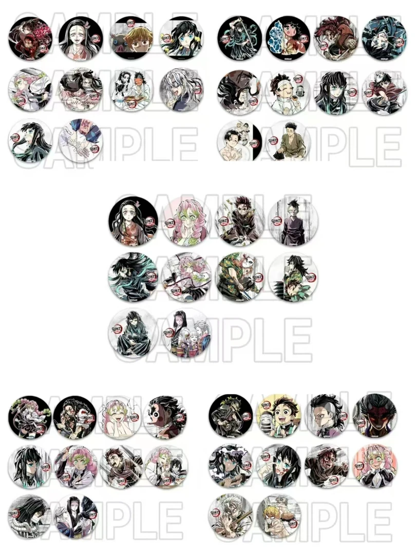 【咩咕拆卡】鬼灭之刃 全集中展  幕间画12345 弹吧唧 盲盒 代拆