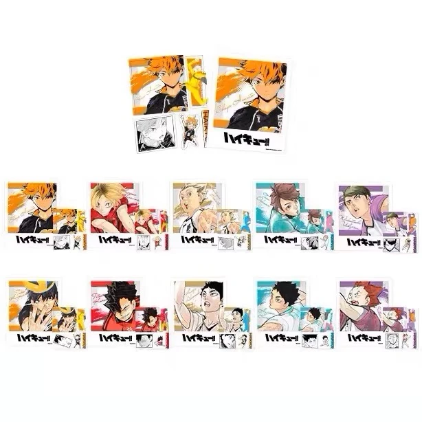 【咩咕拆卡】排球少年JS 原画一弹拍立得+贴纸套装 盲盒 代拆