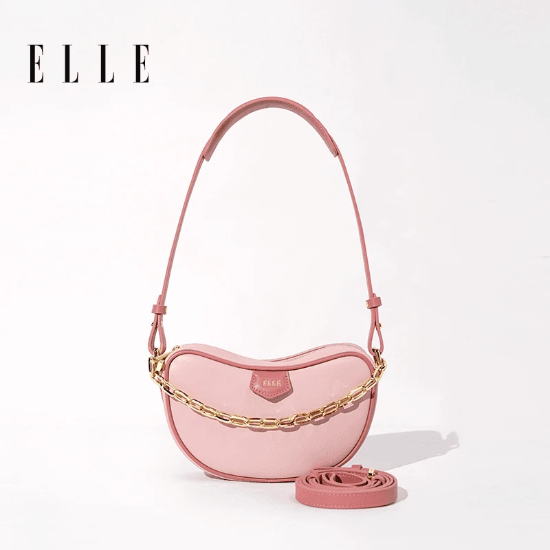 ELLE25新款夏季上新休闲潮流斜挎经典半月包24217
