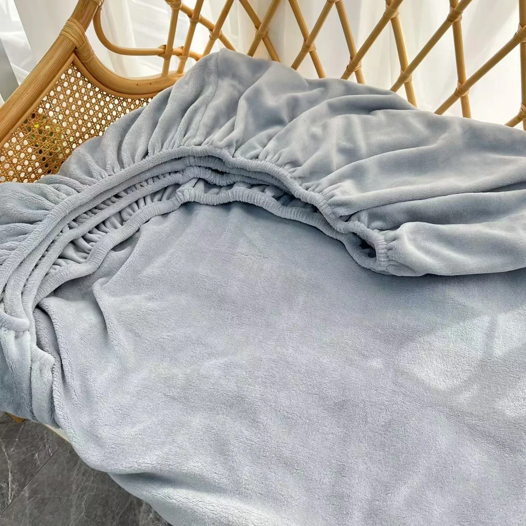 双12福利-秋冬保暖加厚款绒床笠双人床防滑床罩