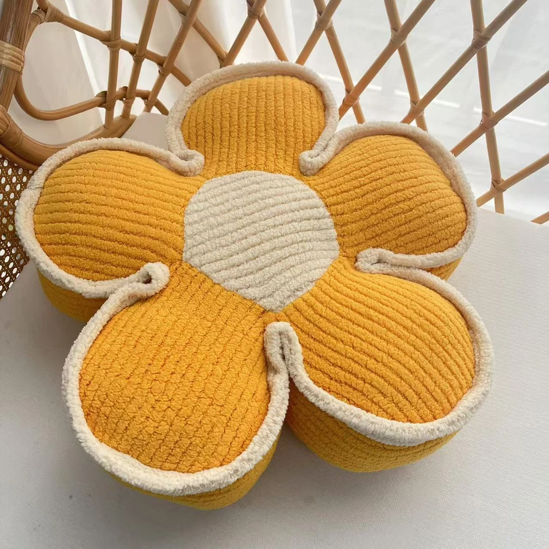 孤品-花朵家居坐垫腰靠垫