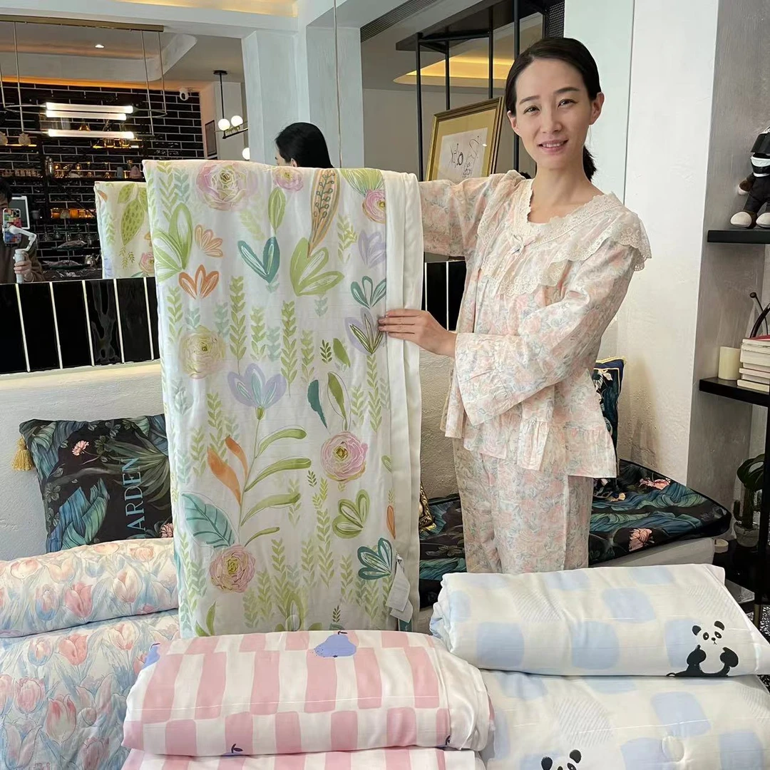 破价-夏被莱赛尔单夏被银线夏凉被空调被可机洗