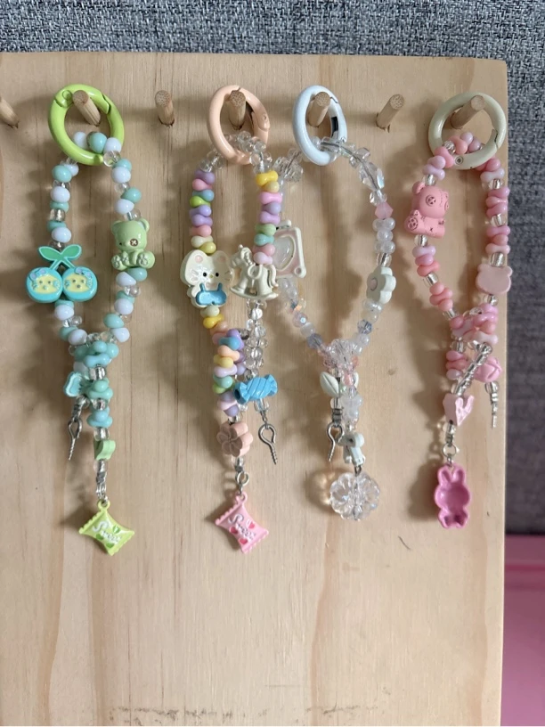 原创手机链钥匙扣diy 可定制