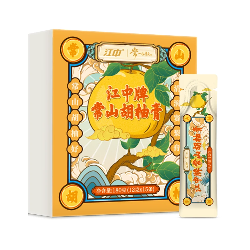 江中牌常山胡柚膏180g方便冲饮条装【直播专属】