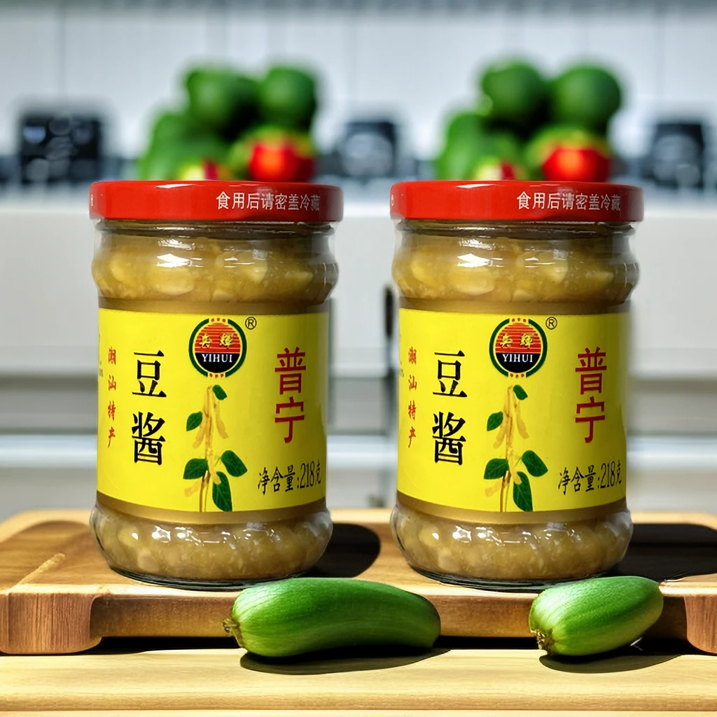奕辉正宗普宁豆酱黄豆酱揭阳豆瓣酱汕头特产潮汕砂锅酱蘸料218g克