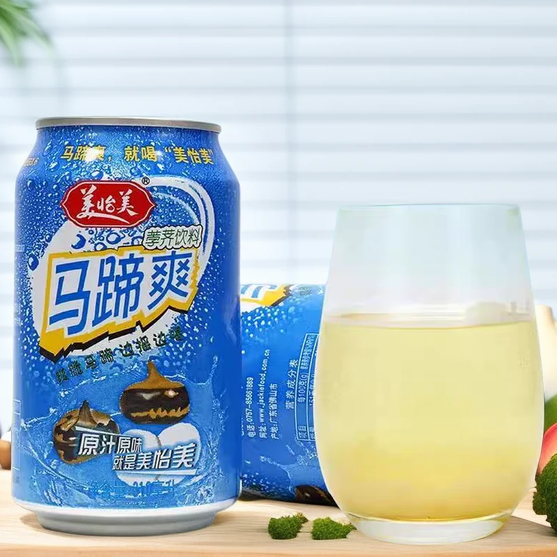 美怡美马蹄爽荸荠饮料果汁310ml含果肉原汁原味饮品夏日清爽解渴
