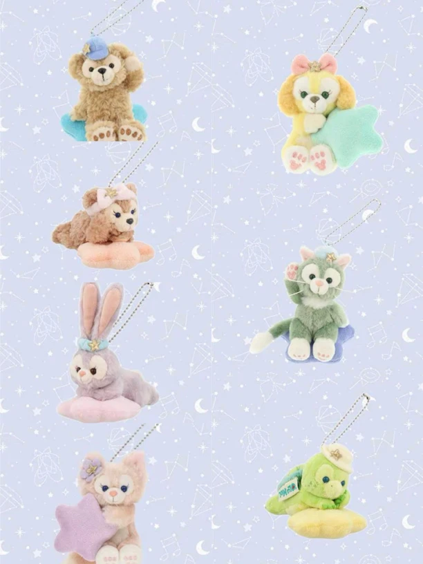 东迪 夏日糖果坐姿7宝毛绒挂件