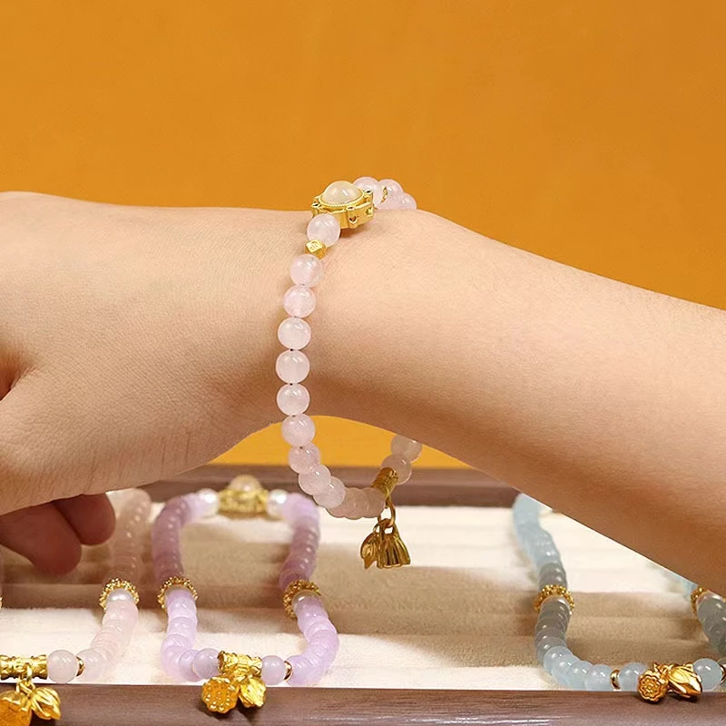 景区直发琉璃双圈手串多色可选