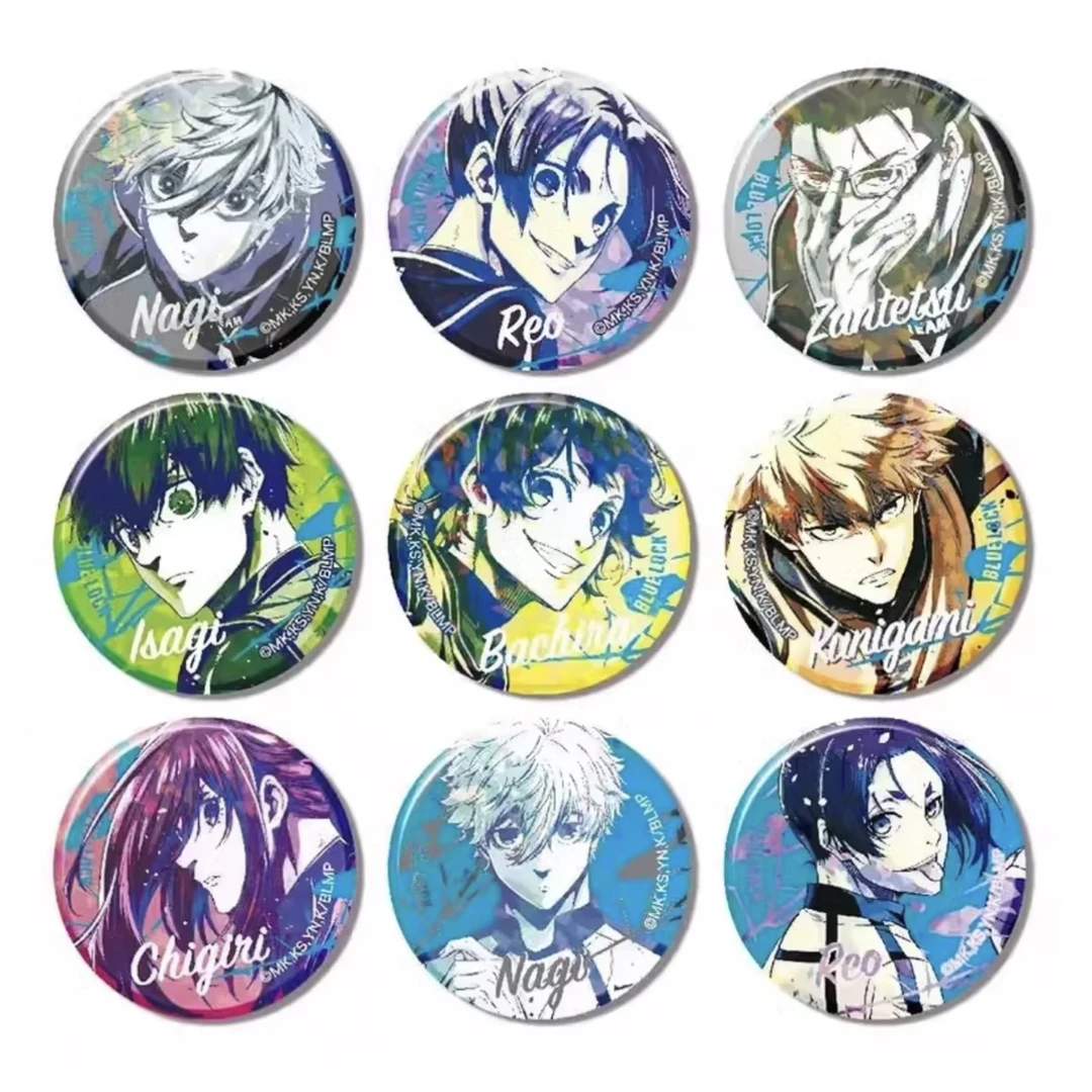 【蓝色监狱】蓝锁 剧场版单色水彩闪吧唧徽章 （默认代拆）