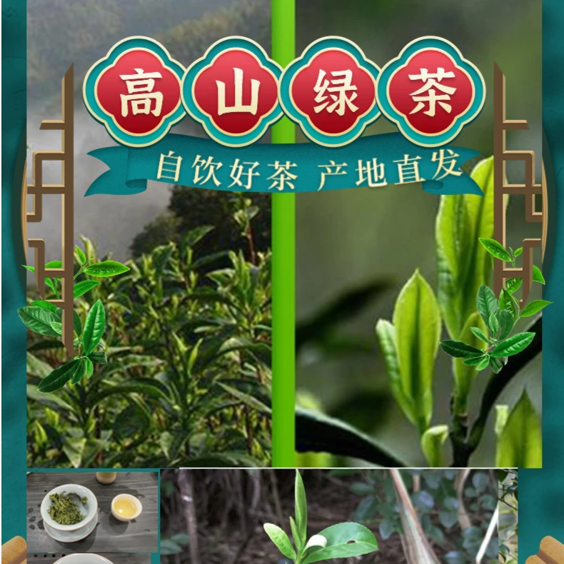24大分量畅饮口粮绿茶醇香耐泡黄山云雾徽州屯绿滴水香500g 1000g