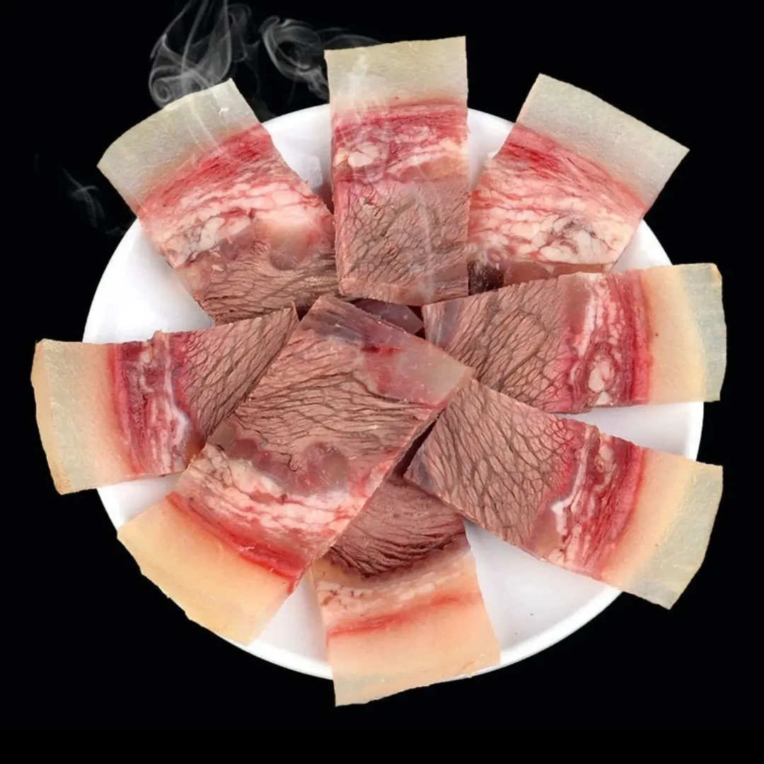 新鲜现杀小黄牛 白水煮 优质牛肉产品肉质鲜嫩色泽红润
