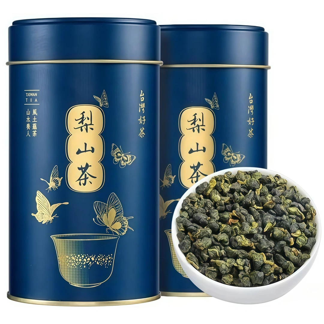 梨山茶乌龙茶冻顶乌龙罐装高冷茶可冷泡清香正宗茶叶自饮送礼台湾