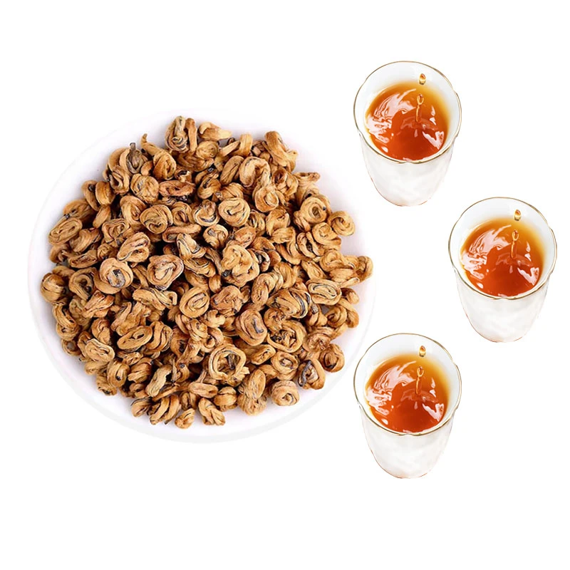 滇红金螺滇红茶特级云南凤庆红茶浓香型耐泡红茶茶叶罐装250g