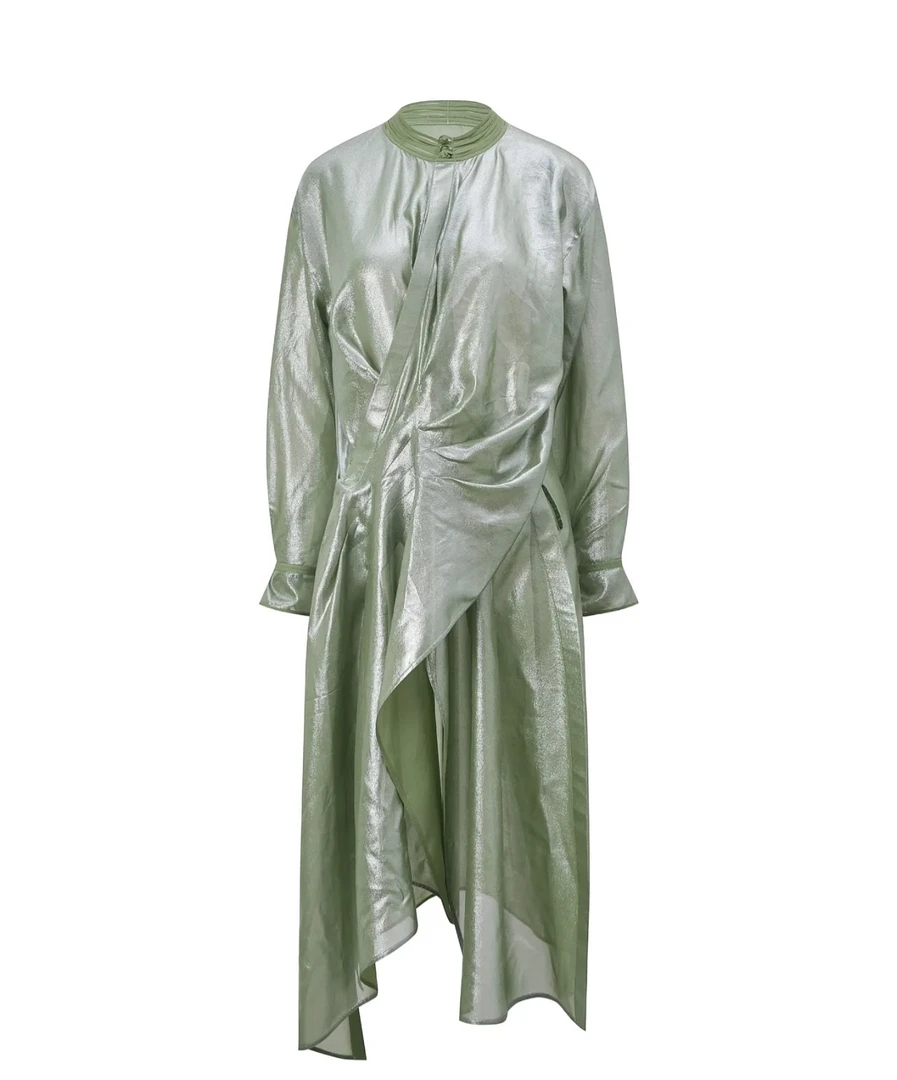 Messential C115闪亮绿造型衬衫