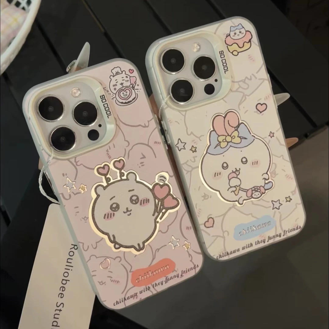夕与空粉底爱心吉伊元气壳适用iPhone手机壳苹果华为vivo小米oppo