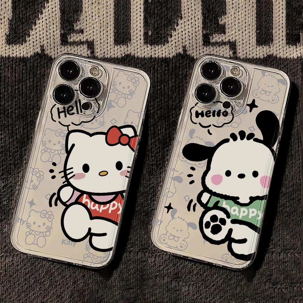 逛街kt狗透明苹果华为oppovivo适用于iPhone15/14/13/12手机壳11p